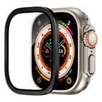 Titanium Bumper Case With Tempered Glass Screen Protector For Apple Watch Ultra 2