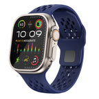 Bracelet Apple Watch, AeroFlex en caoutchouc suisse FKM respirant, ajustement sport