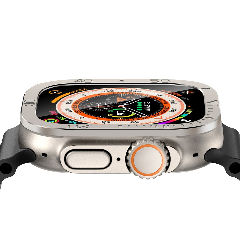 Gehard glazen schermbeschermer voor Apple Watch Ultra, Vellon