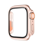 Apple Watch Bumper Case, Tempered Glass Screen Shield, Ultra-Style Look