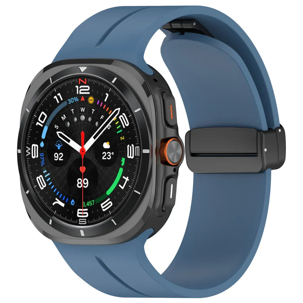 רצועת סיליקון מגנטית לשעון Samsung Galaxy Watch Ultra | Fioriscas