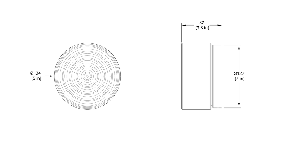 Outdoor Wall Sconce, RippleGuard Tempered Glass Shade, IP65 Rated
