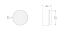 Outdoor Wall Sconce, RippleGuard Tempered Glass Shade, IP65 Rated