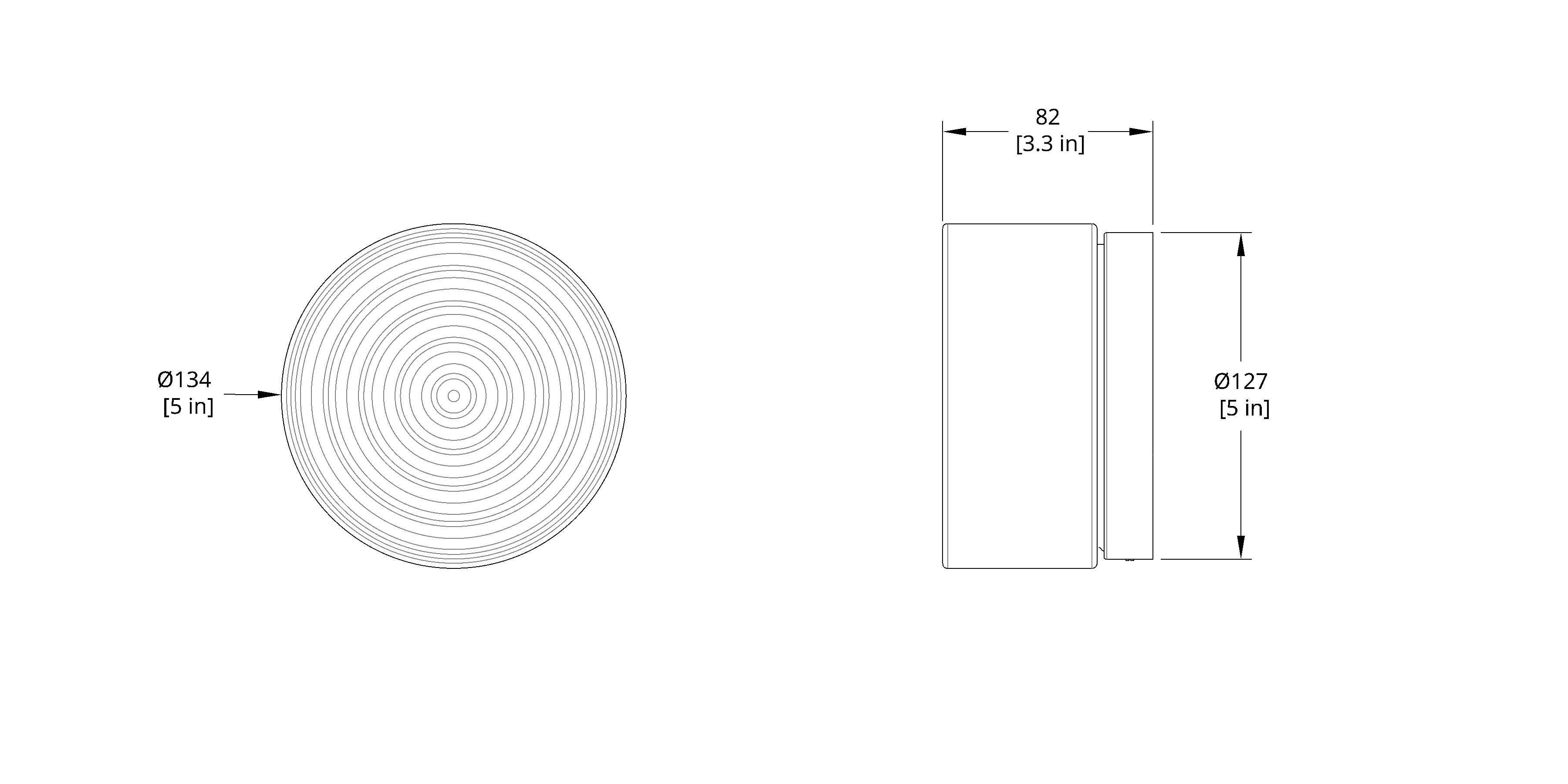Outdoor Wall Sconce, RippleGuard Tempered Glass Shade, IP65 Rated