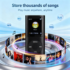 Retro hudební přehrávač – kompaktní MP3 přehrávač s kapacitou 64 GB a klasickým designem | Fioriscas