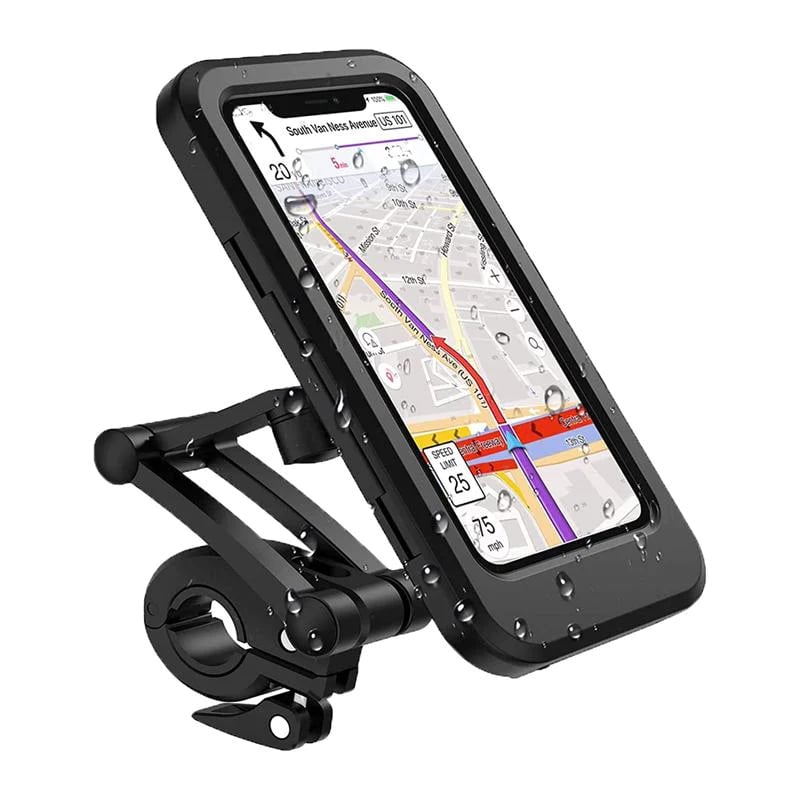 NovaTrail-fietstelefoonhouder met waterdichte hoes en draadloze powerbank van 15 W