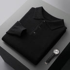 NordicLuxe polokošile s dlouhými rukávy, směs kašmíru a merino vlny