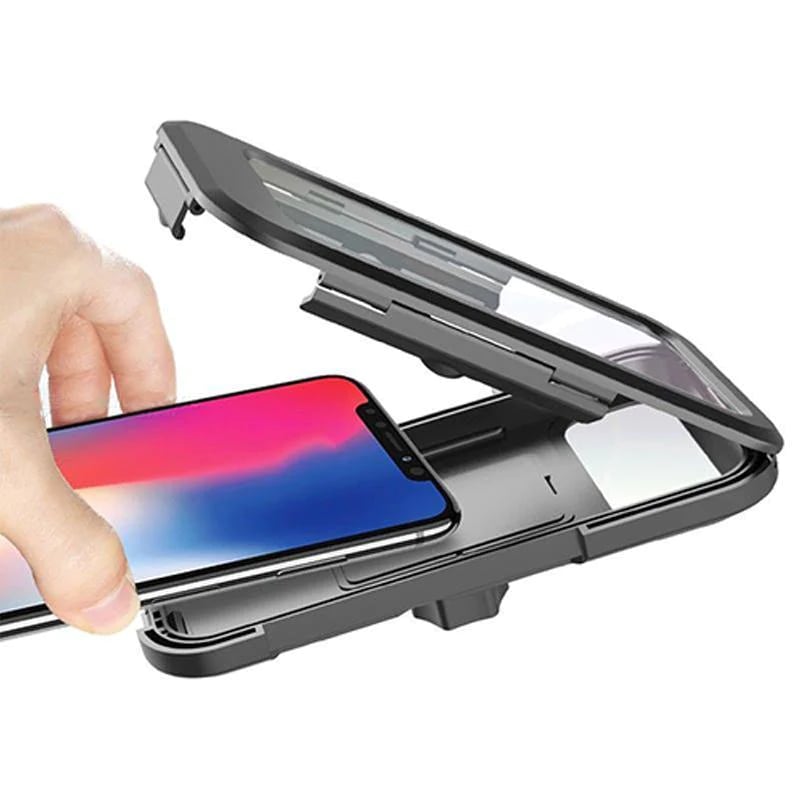 NovaTrail-fietstelefoonhouder met waterdichte hoes en draadloze powerbank van 15 W