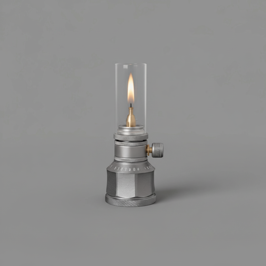 Portabel butanlampa med starkt och justerbart ljus - Fioriscas