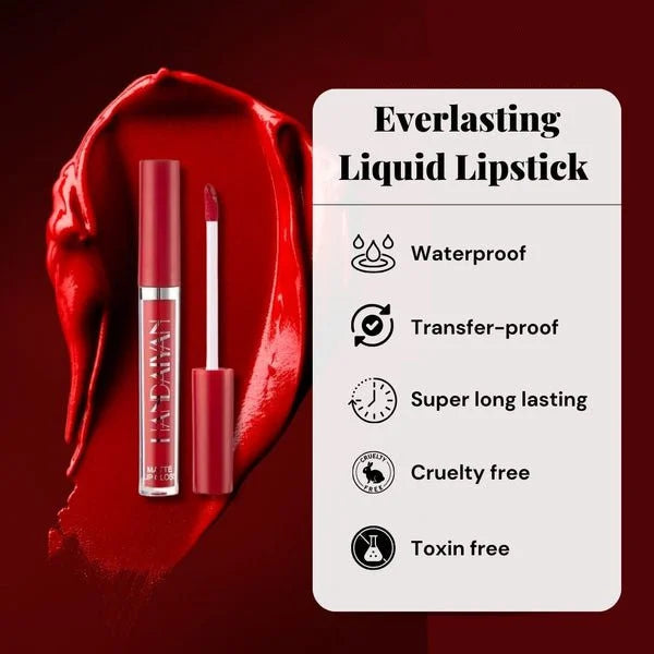 LumiBelle Matte Lipstick Gavesæt, Langtidsholdbar Vandfast Farvekit