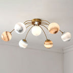 Lampada da soffitto a plafone Aria Modern Planet, soggiorno | Fioriscas