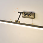 Arisha lineaire boog lichtpalen metaal zwart kaptafel muurlamp | Fioriscas