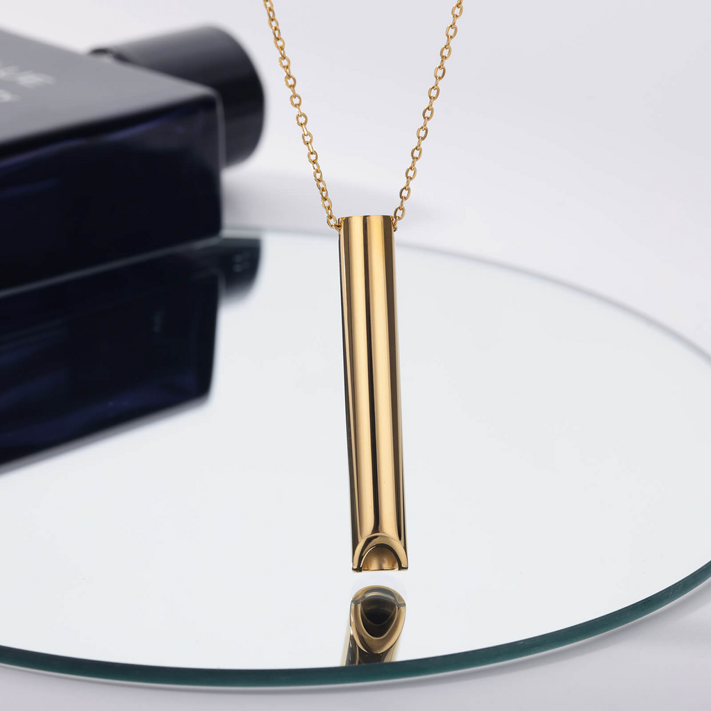 Solara Breathing Necklace, Mindful Pendant For Everyday Calm