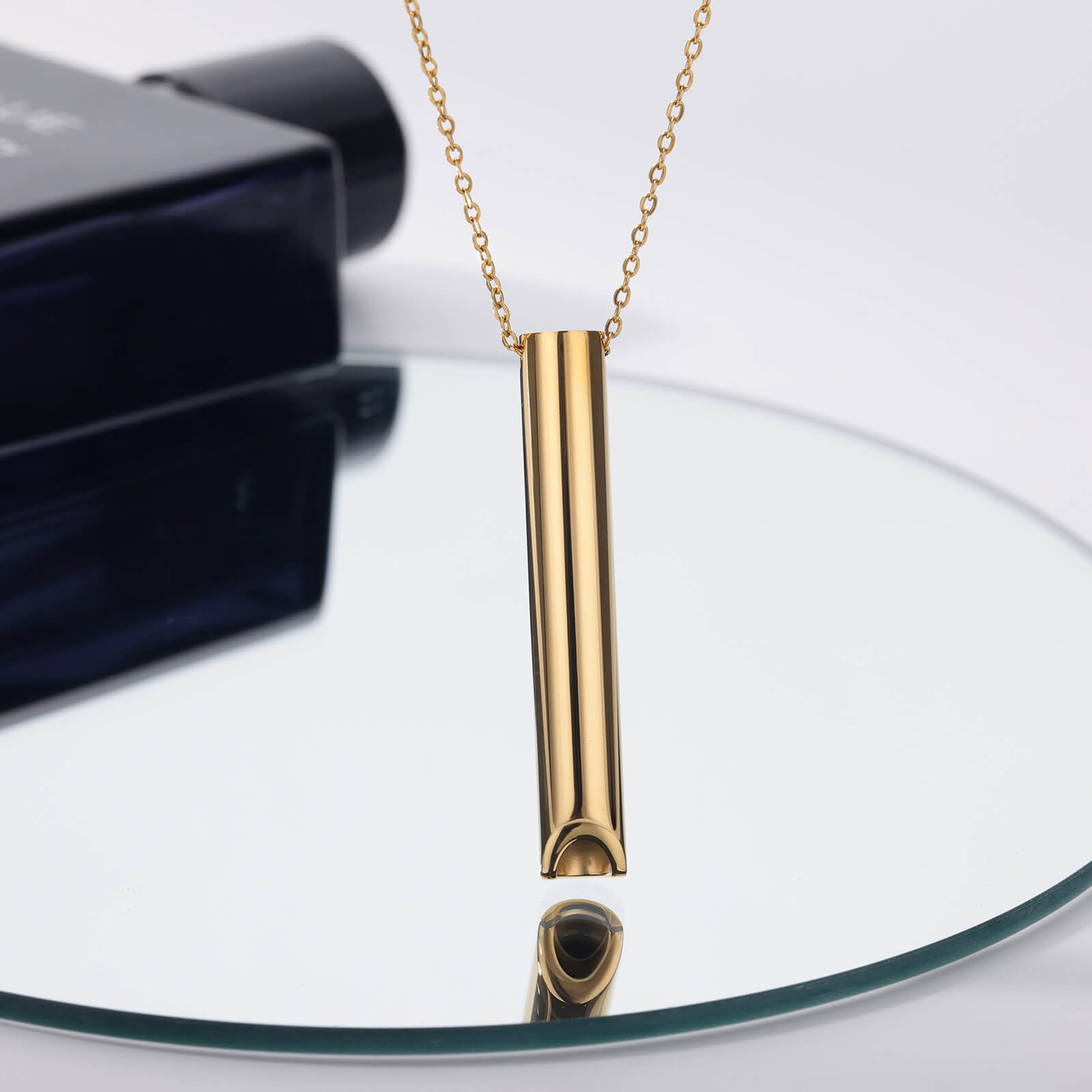 Solara Breathing Necklace, Mindful Pendant For Everyday Calm