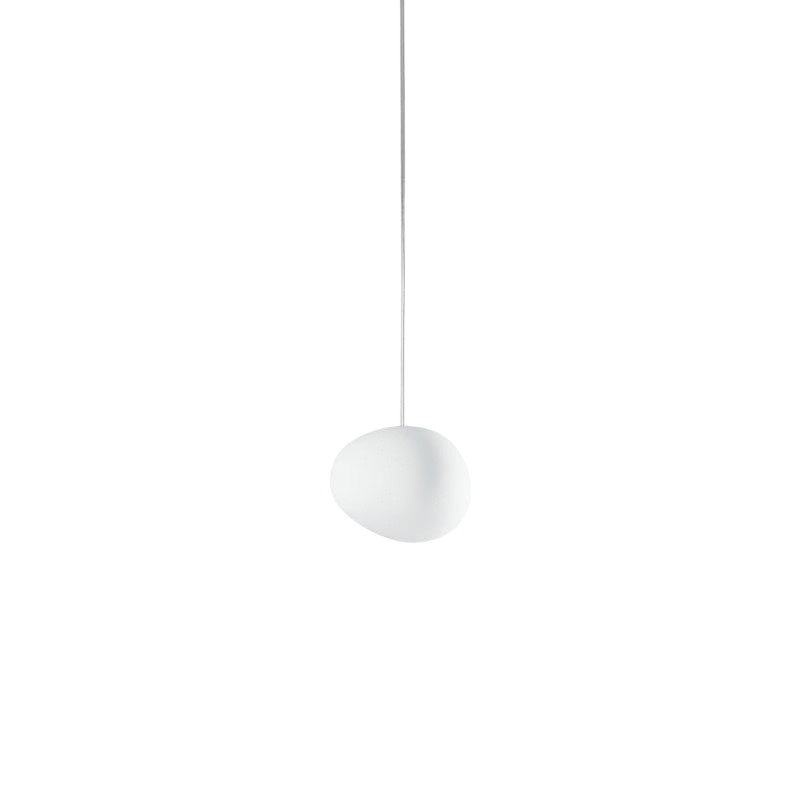 LumaVerde Organic-Shape Pendant Light, Hand-Blown Glass Finish, 4 Sizes