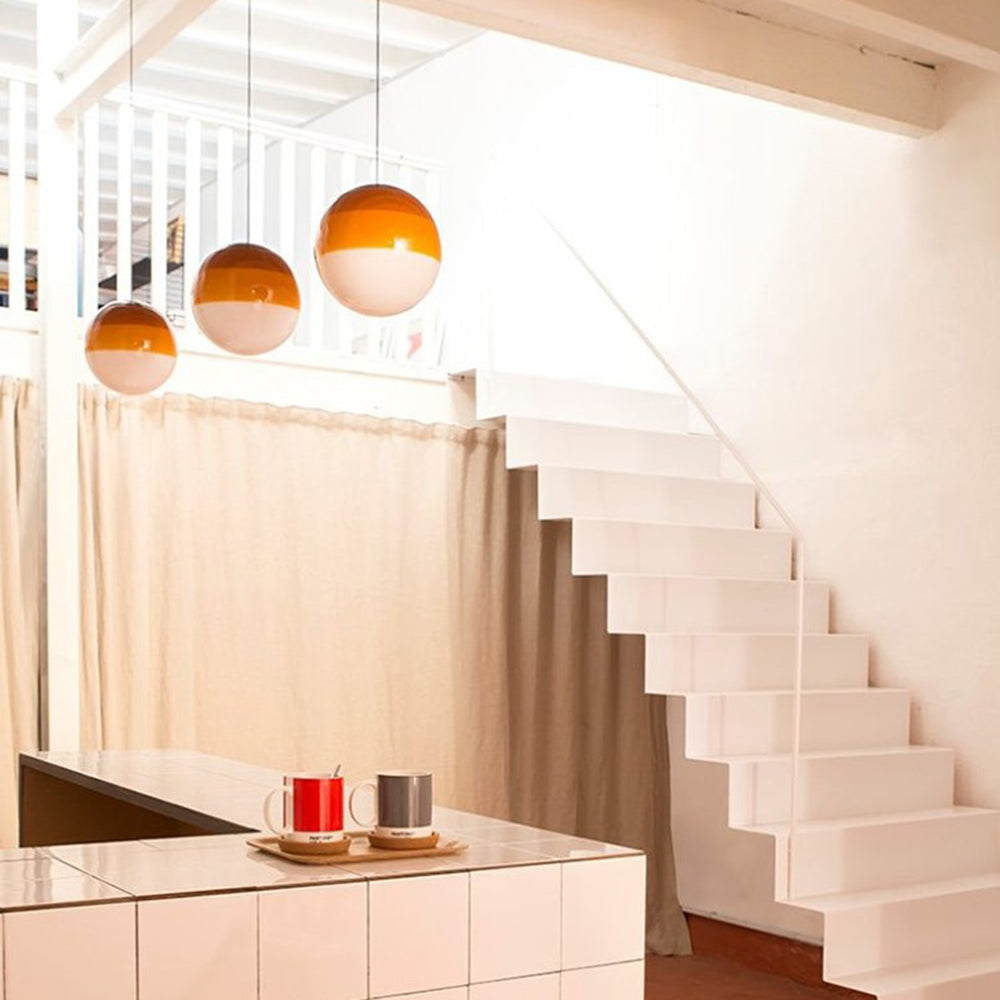 Edith kleurrijke glazen hanglamp | Fioriscas