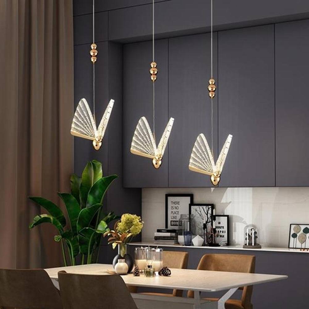 Moderne Schmetterlings-Kronleuchter Tisch- & Stehlampe, 4 Stile | Fioriscas