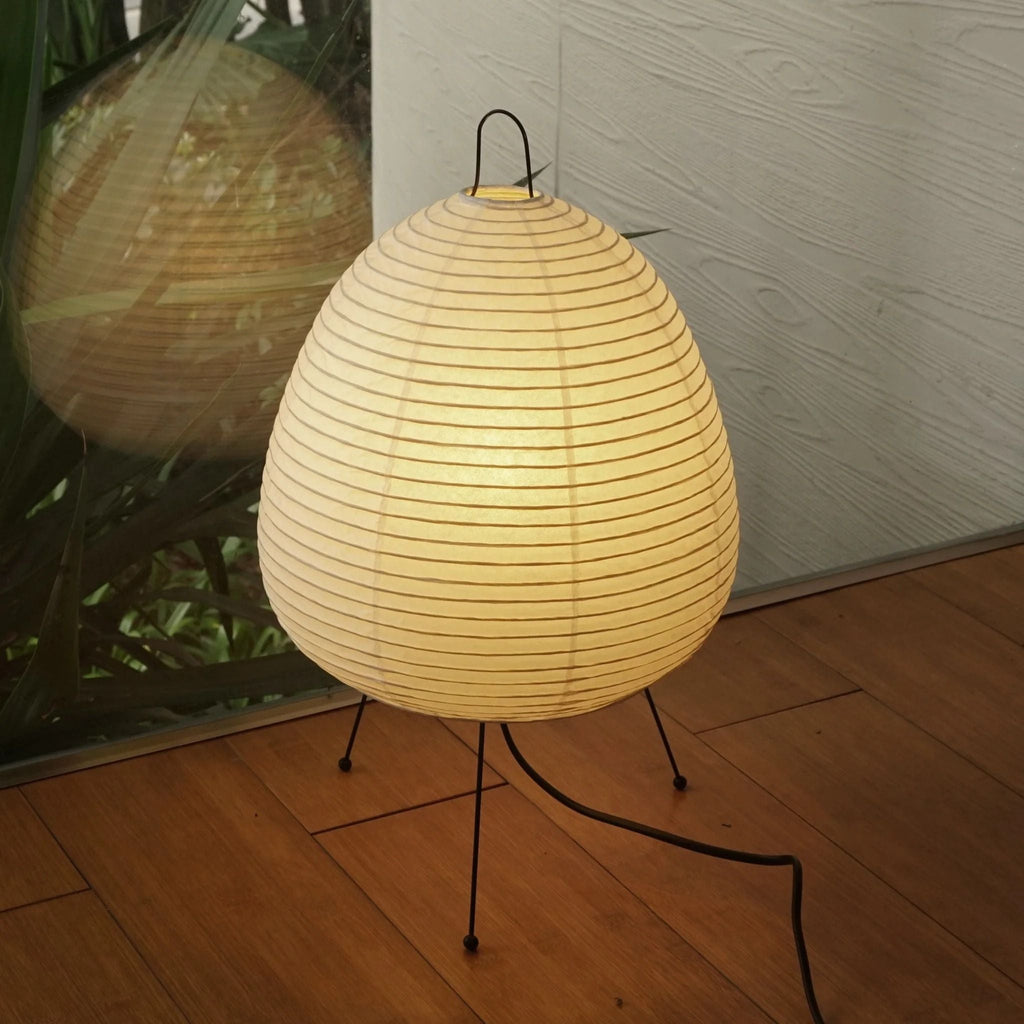 Shiori Glow Handmade Mulberry Paper Table Lamp Inspired By Japanese Lanterns