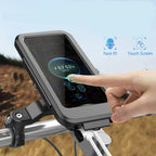NovaTrail-fietstelefoonhouder met waterdichte hoes en draadloze powerbank van 15 W