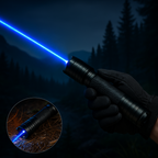 Blue Beam Laser Torch | 450nm High-Intensity Optical Output | Tactical 5000m+ Range | Adjustable Focus Aluminum Chassis | Thermal Ignition Capable Flashlight