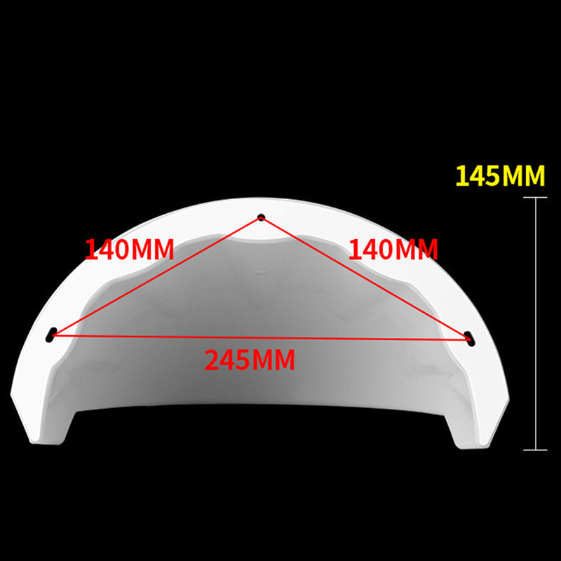 Verida WeatherShield ABS -ulkokameran suoja, musta tai valkoinen
