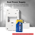 2-in-1 Home Alarm For Gas Leaks, Carbon Monoxide Detection