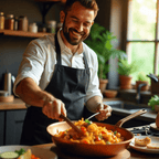 Professionell kopparpanna med non-stick-beläggning och perfekt värmefördelning - Fioriscas