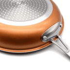 Professionell kopparpanna med non-stick-beläggning och perfekt värmefördelning - Fioriscas