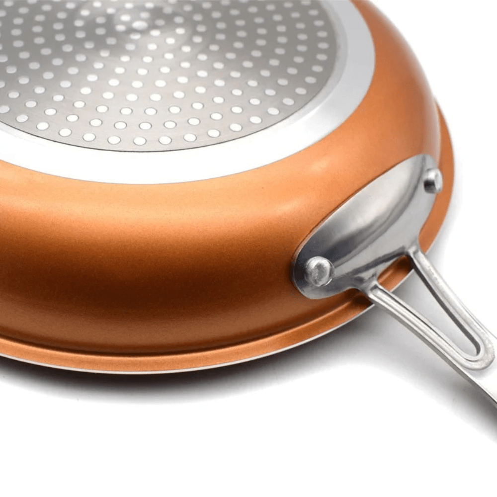 Professionell kopparpanna med non-stick-beläggning och perfekt värmefördelning - Fioriscas