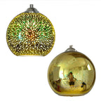Prismora Glass Dome Pendant Light, Multicolor 3D Confetti Glass