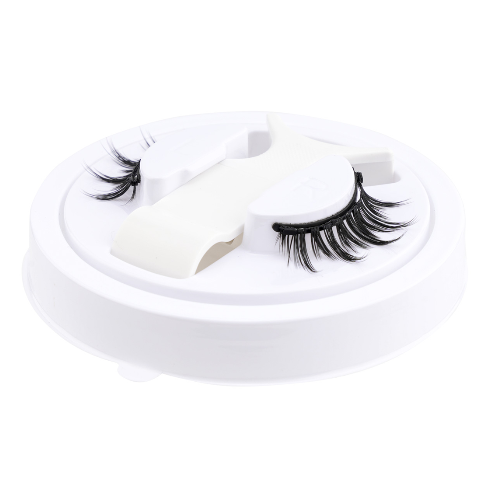 Reusable Magnetic Eyelash and Tweezers Set – No Glue Required
