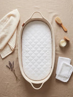 Portable Cotton Rope Baby Changing Basket with Pad | Fioriscas