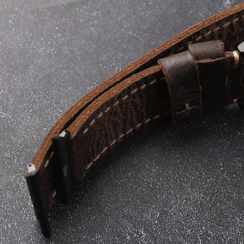 Pasek do Apple Watch, skóra bydlęca pierwszej jakości, ręcznie wykonany