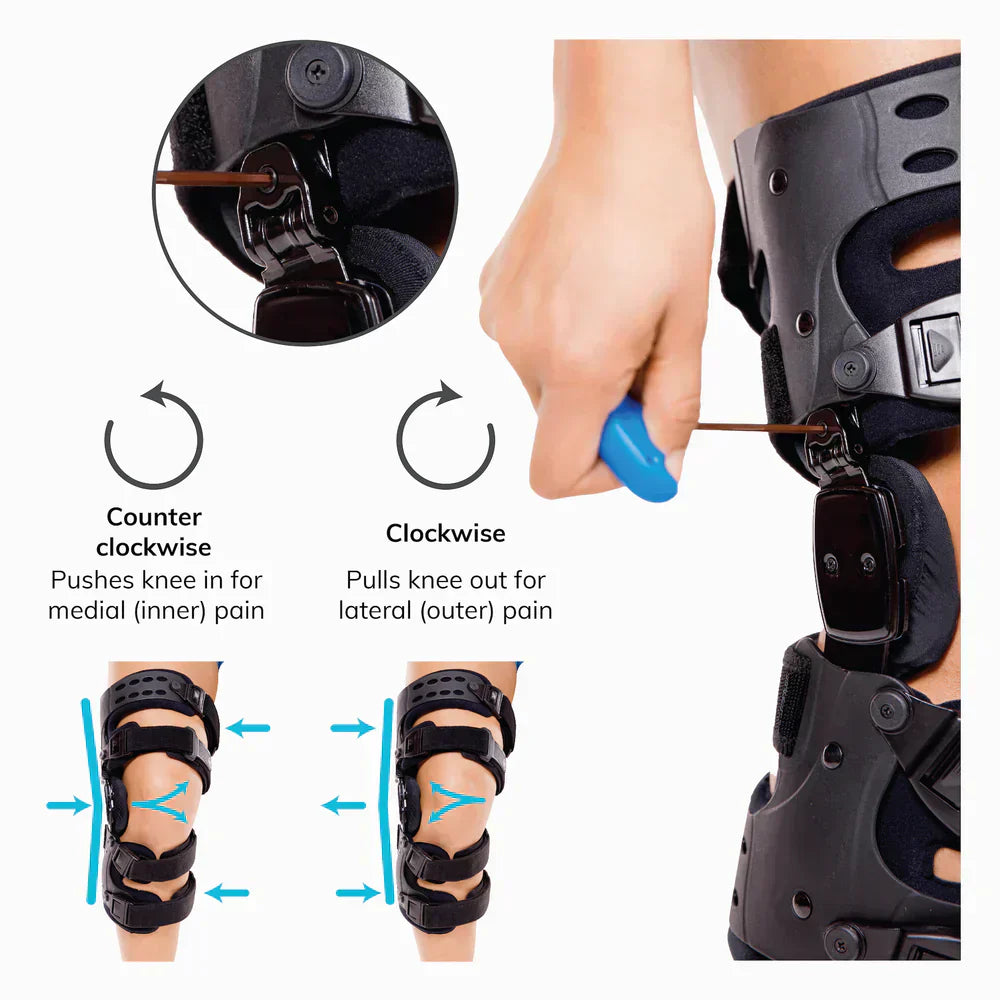 ArthroEase Medial-Lateral Unloader Brace for Knee Pain Relief
