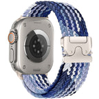 Braided Nylon Apple Watch Band With Parachute Buckle