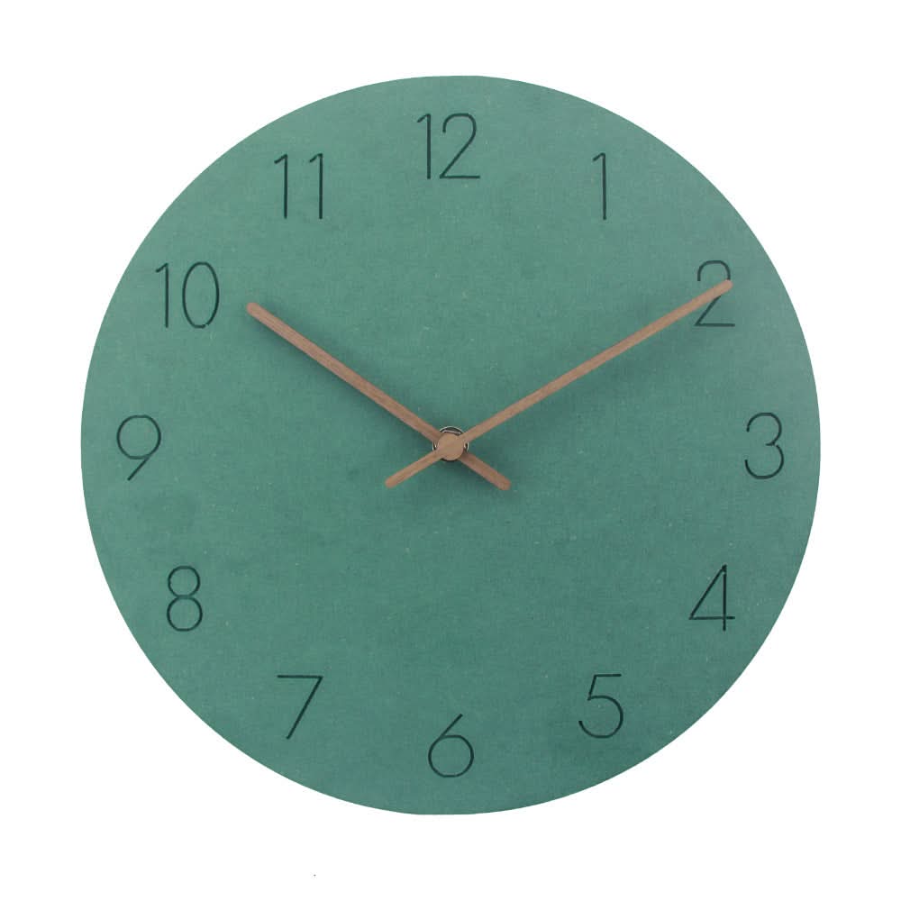 Horloge murale silencieuse de style nordique pour les pièces modernes - Fioriscas
