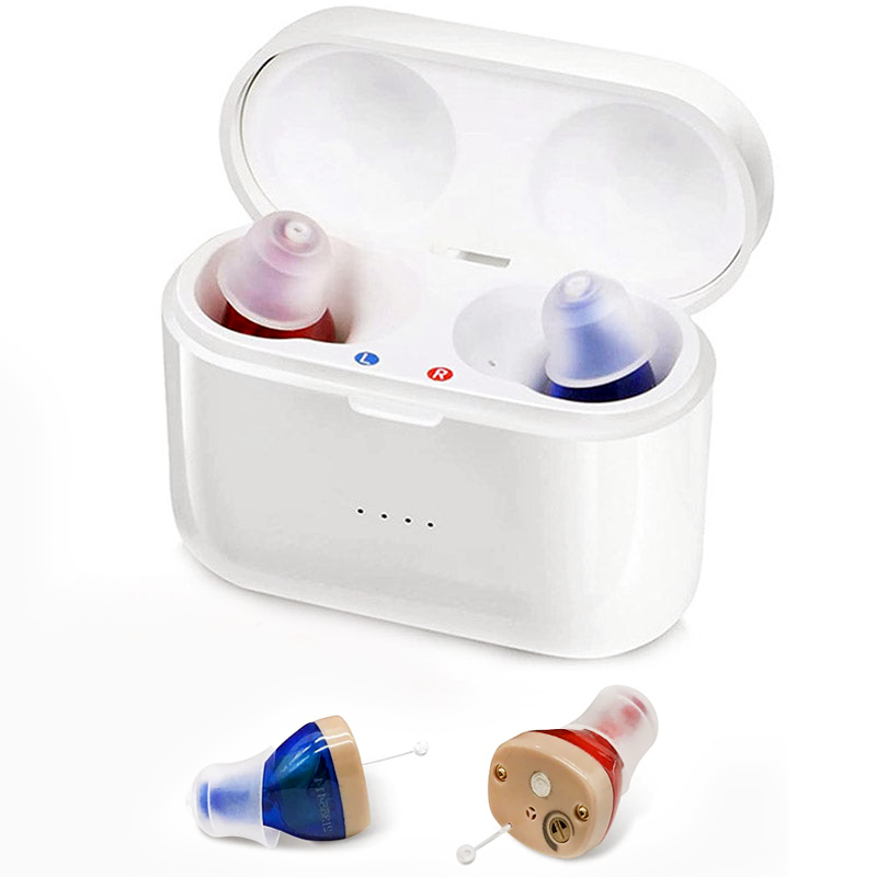 Auralis Duo Genopladelige In-Ear Høreapparater med Usynligt Lavprofil
