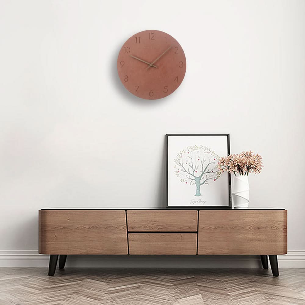 Horloge murale silencieuse de style nordique pour les pièces modernes - Fioriscas