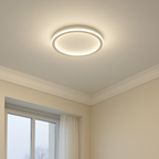 SkagaNova dæmpbar LED-loftslampe, skandinavisk aluminium og akryl