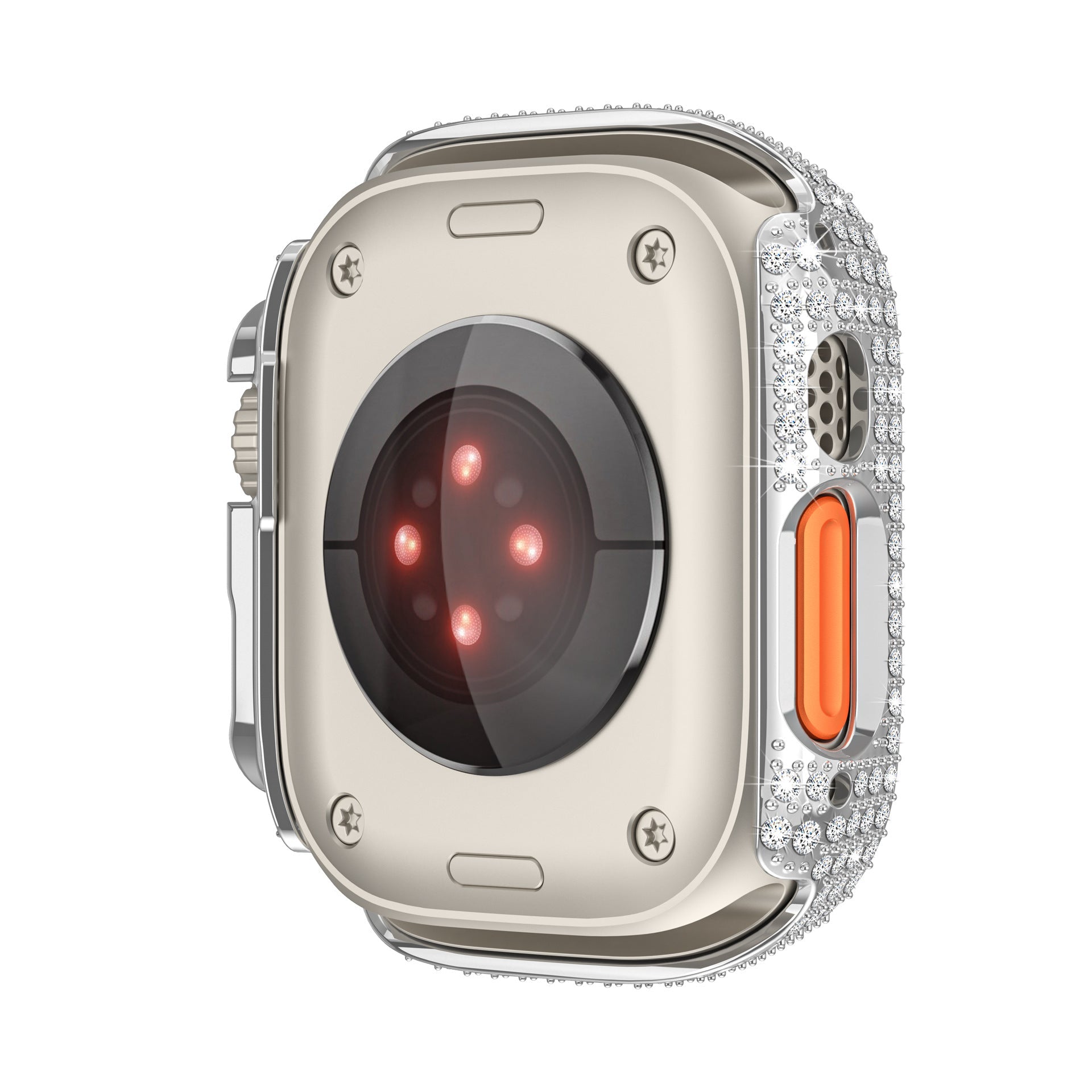 Diamant Apple Watch Ultra-etui med skærmbeskytter — LuxeGuard
