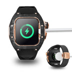 Carbon Fiber Titanium Retrofit Case, NovaCarb S10 Apple Watch Kit