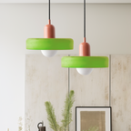 Liora Bauhaus üveg függőlámpa, állítható magassággal, hatféle színű lámpatesttel