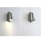 Lampada da parete industriale Ray a forma di campana in metallo, nero/grigio/rame/alluminio | Fioriscas