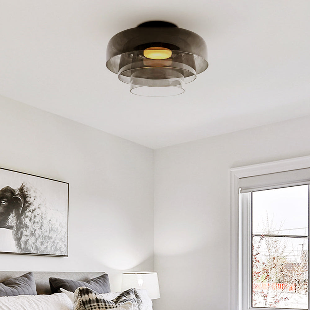 Aria Moderne Enkel Kreativ Glas Indbygningsloftlampe | Fioriscas