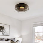 Aria Moderne Enkel Kreativ Glas Indbygningsloftlampe | Fioriscas