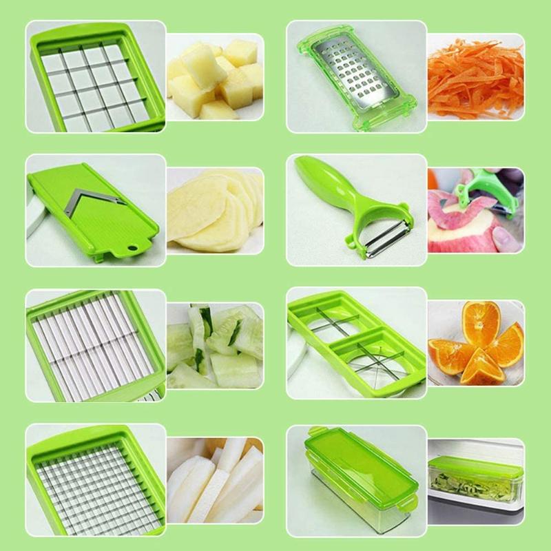 Coupe-légumes 12-en-1 SlicePro pour une préparation rapide, sûre et facile | Fioriscas