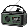 Nouzové meteorologické rádio NovaGuard 12000 mAh se solárním nabíjením a ručním pohonem