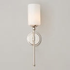 Arisha Milchglas-Spiegelfront-Wandlampe, 2 Farben | Fioriscas