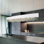 Kristy Moderne Krystal Pendellampe Sort/Hvid/Brun/Guld | Fioriscas