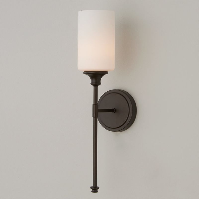 Arisha Milchglas-Spiegelfront-Wandlampe, 2 Farben | Fioriscas